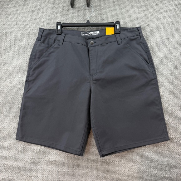 Carhartt Pants - Carhartt Rugged Professional Work Shorts‎ Women's 18 Grey Canvas